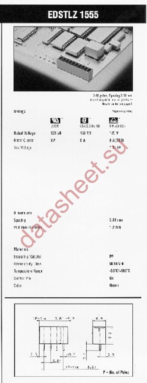 EDSTLZ1555/8 datasheet  